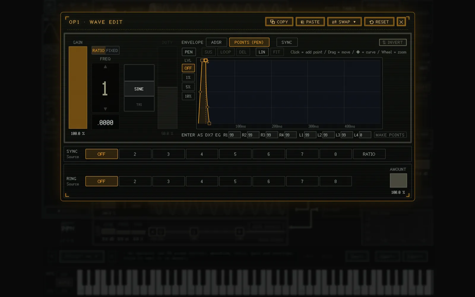The operator editor